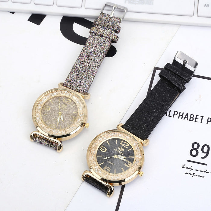 Reloj con mejores ventas, relojes de moda para mujer, relojes de pulsera de cuarzo de acero inoxidable con diamantes de imitación de cristal de lujo 