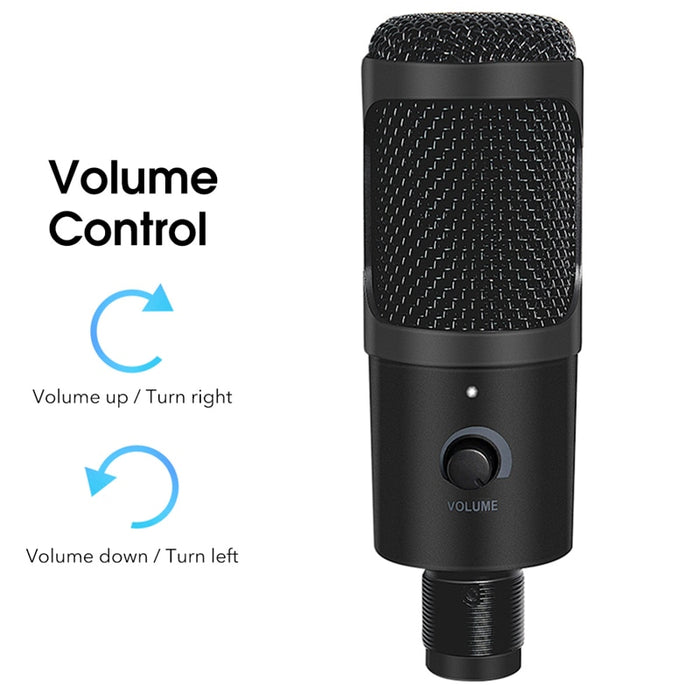 eThings Professional USB Condenser Microphones For PC Computer Laptop Singing Gaming Streaming Recording Studio YouTube Video Microfon - eZthings USA WE SORT ALL THE CRAZIEST GADGETS, GIZMOS, TOYS & TECHNOLOGY, SO YOU DON'T HAVE TO.