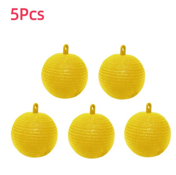 Fly Ball Traps 8cm Insects Fly Swatter Fruit Flies Trap Reusable Hanging Trap Ball Pest Repeller Killer Garden Supplies