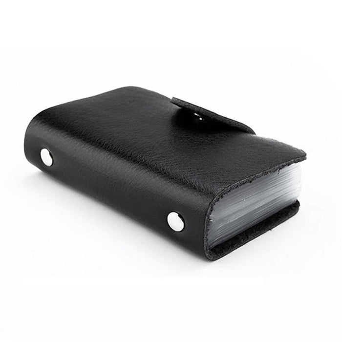 PU Leather Function 24 Bits Card Case Business Card Holder Men Women Credit Passport Card Bag ID Passport Card Wallet