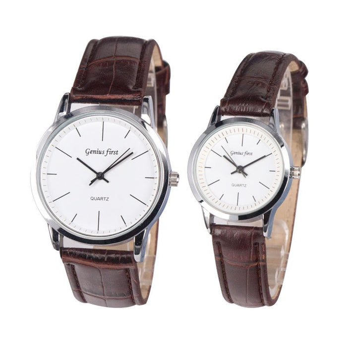 Couple Watch Fashion Belt Student Watch Business Men's Watch Quartz Watch Women Watches