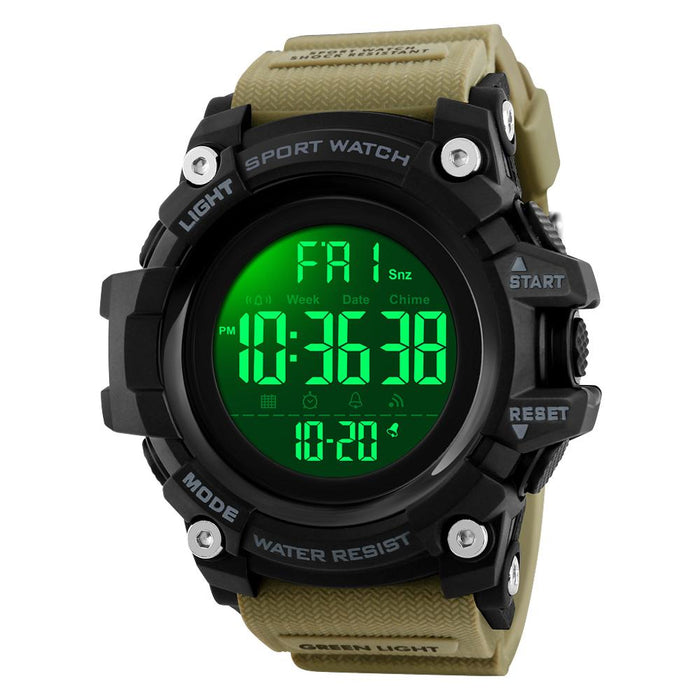 SKMEI 1384 Cronómetro de cuenta regresiva Reloj deportivo Relojes para hombre Reloj de pulsera de lujo para hombre Reloj LED electrónico digital resistente al agua