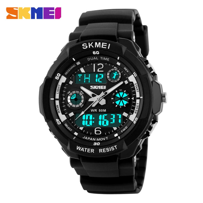 Skmei 1060 Nuevo S Shock Moda Hombres Relojes deportivos Skmei Reloj analógico de cuarzo digital Reloj militar multifuncional Hombres Relogio masculino