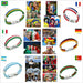 National Flag Leather Bracelets Sports Football Fans Jewelry