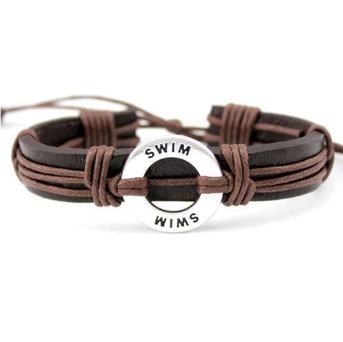 Basketball Football Soccer Softball Volleyball Leather Bracelets