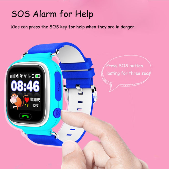 eThings  Q90 Smart Watch Kids SOS Alarm Clock GPS WIFI Bluetooth Anti-lost SIM Card For Children's Smart Watches Phone Gift - eZthings USA WE SORT ALL THE CRAZIEST GADGETS, GIZMOS, TOYS & TECHNOLOGY, SO YOU DON'T HAVE TO.