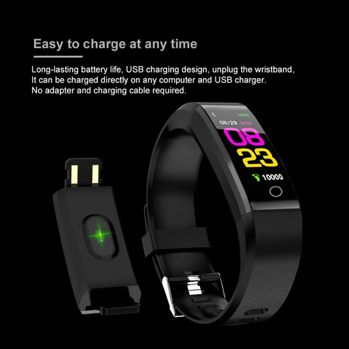 eThings  Smart Watch Men Women Heart Rate Monitor Blood Pressure Fitness Tracker Smartwatch Sport Watch