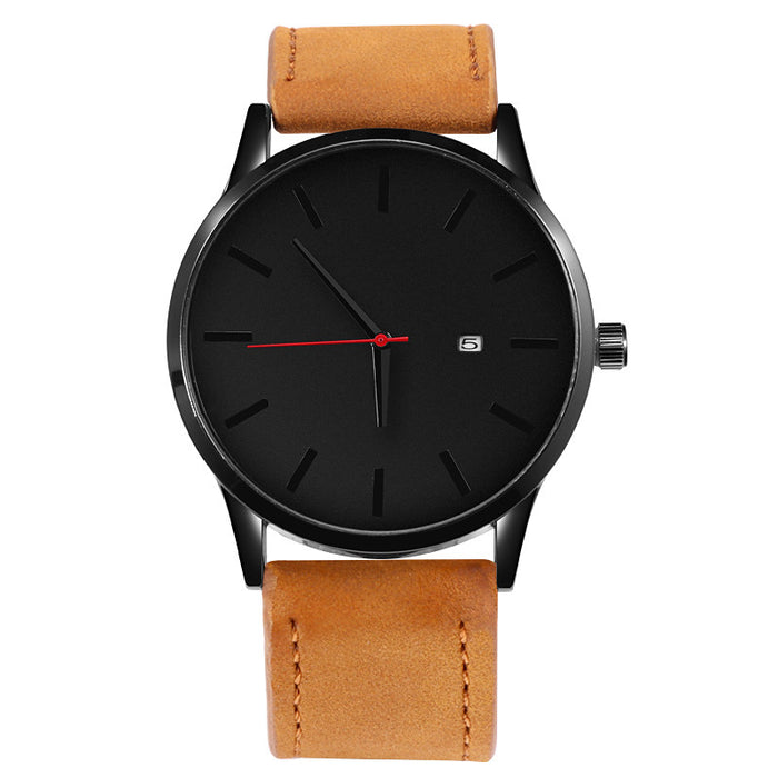 Relojes de hombre, reloj de cuarzo de cuero de moda, reloj de pulsera deportivo informal para Hombre, reloj de pulsera erkek kol saati, reloj Masculino