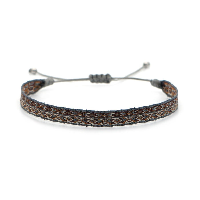 Bohemian style woven strap pure handmade woven bracelet