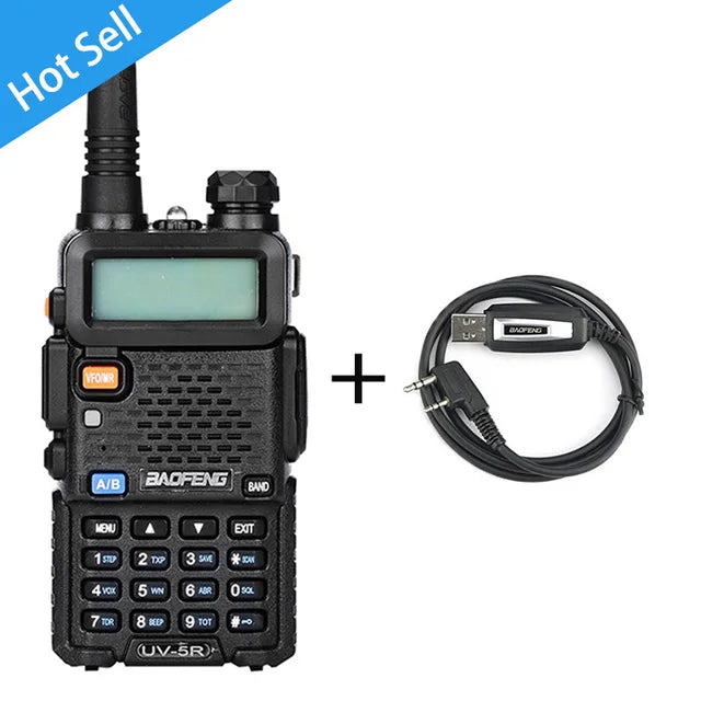 eThings BaoFeng UV-5R Walkie Talkie Professional CB Radio Baofeng UV5R Transceiver 128CH 5W VHF&UHF Handheld UV 5R For Hunting Radio - eZthings USA WE SORT ALL THE CRAZIEST GADGETS, GIZMOS, TOYS & TECHNOLOGY, SO YOU DON'T HAVE TO.