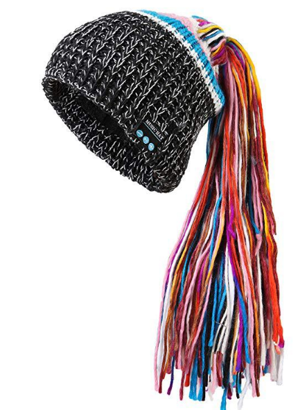 Winter Warm Knit Bluetooth Beanie with Wireless Headphone Headset Speakers & Mic Rechargeable Battery Hands Free for Outdoor Sport for Women Teens Girls - eZthings USA WE SORT ALL THE CRAZIEST GADGETS, GIZMOS, TOYS & TECHNOLOGY, SO YOU DON'T HAVE TO.