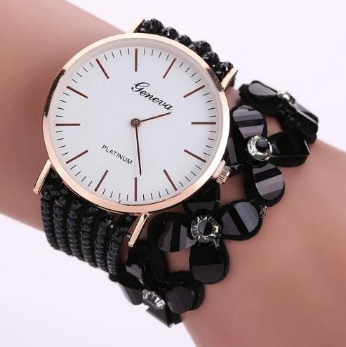 Reloj de pulsera para mujer Reloj de pulsera con diamantes de cristal