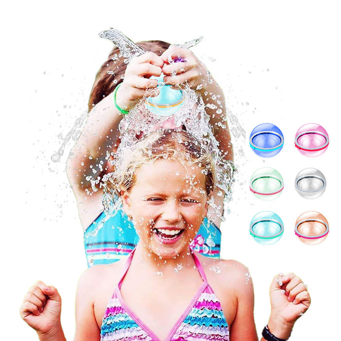 Water Injection Reusable Water Balloon Fight Water Fight Automatic Sealing Water Bomb Children's Toy Water Polo