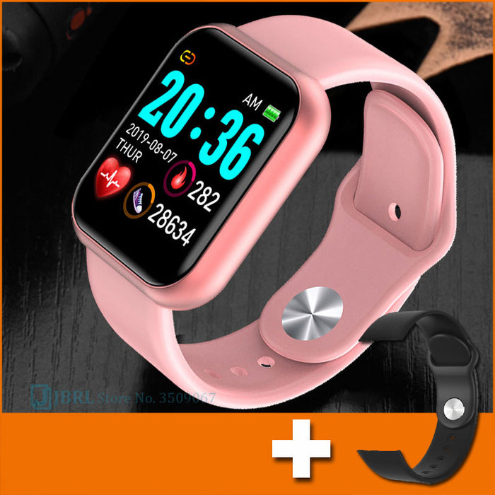 eThings Mujeres Banda Inteligente Hombres Pulsera Inteligente Rastreador de Ejercicios Para Android IOS Pulsera Inteligente Pulsera Inteligente Bluetooth Banda Inteligente