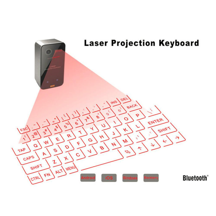 eThings Mini Bluetooth Laser Keyboard - eZthings USA WE SORT ALL THE CRAZIEST GADGETS, GIZMOS, TOYS & TECHNOLOGY, SO YOU DON'T HAVE TO.