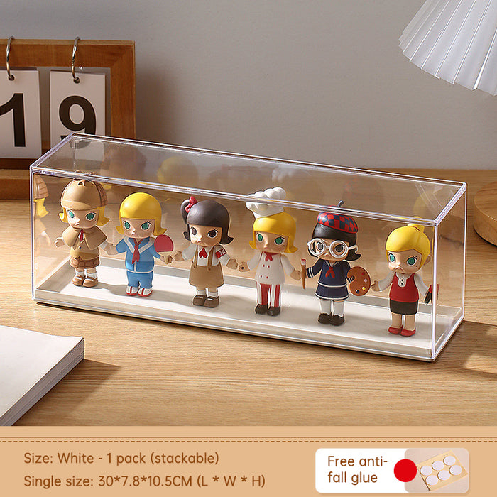 Handmade Display Box Blind Box Doll Display Rack Transparent And Stackable Dustproof Storage Box