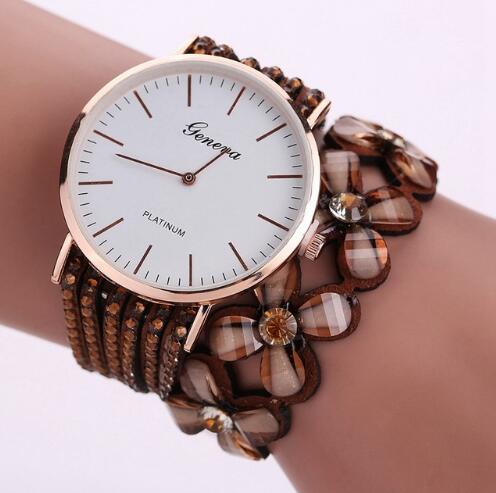 Reloj de pulsera para mujer Reloj de pulsera con diamantes de cristal