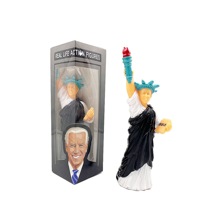 Figura de PVC de Joe Biden, muñeco de decoración divertida, figura de simulación 