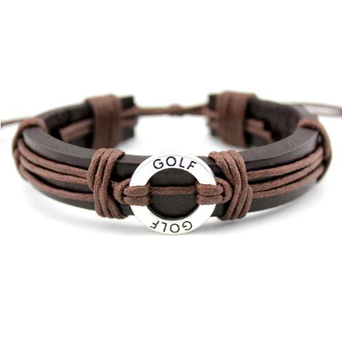 Basketball Football Soccer Softball Volleyball Leather Bracelets