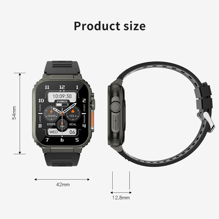 eThings A70 Smart watch 1.96 inch BTCall 600mha SmartWatch for Men Women IP68 Waterproof Heart Rate Fitness Bracelet Sport - eZthings USA WE SORT ALL THE CRAZIEST GADGETS, GIZMOS, TOYS & TECHNOLOGY, SO YOU DON'T HAVE TO.