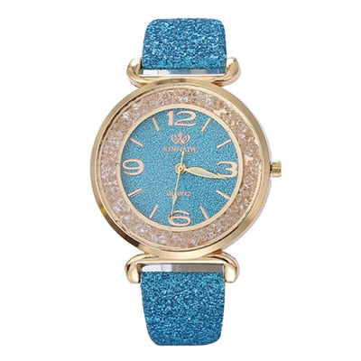 Reloj con mejores ventas, relojes de moda para mujer, relojes de pulsera de cuarzo de acero inoxidable con diamantes de imitación de cristal de lujo 