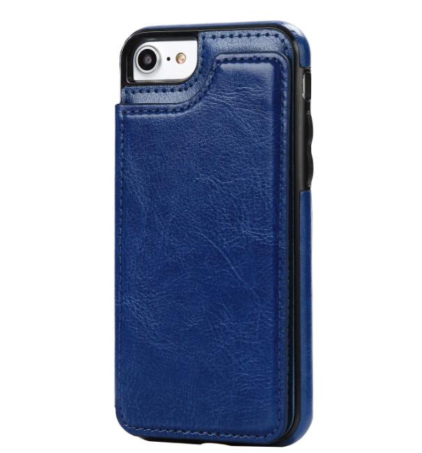 Retro PU Leather Case For iPhone Multi Card Holders Phone Cases