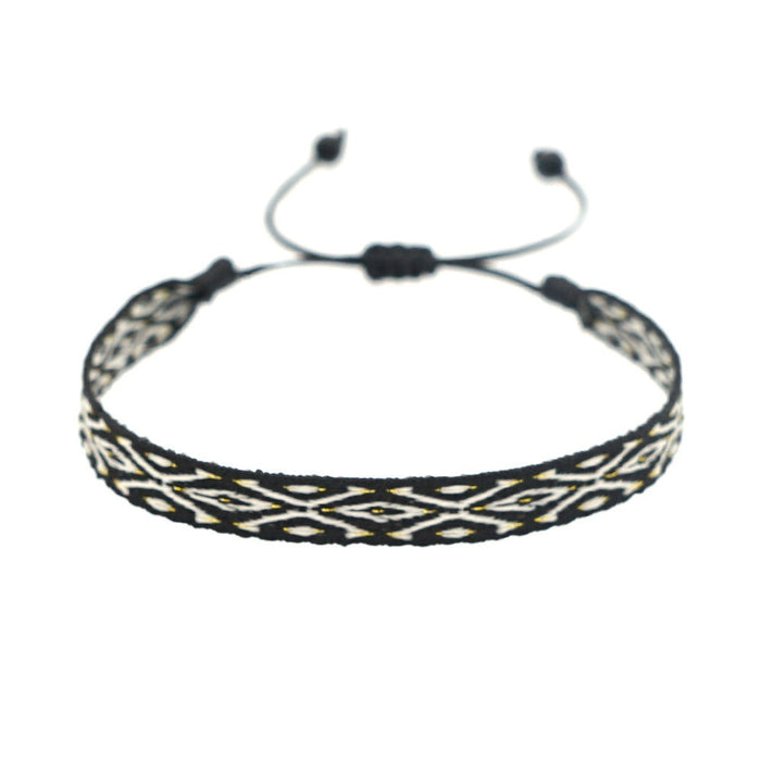 Bohemian style woven strap pure handmade woven bracelet