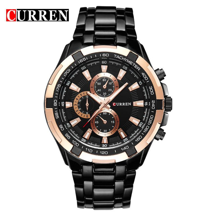 CURREN Watches Men quartz Sports  Waterproof Wristwatch