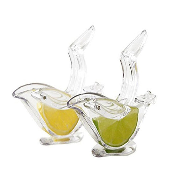 Kitchen Gadgets Acrylic Lemon Juice Press Manual Transparent Small Fruit Juicer