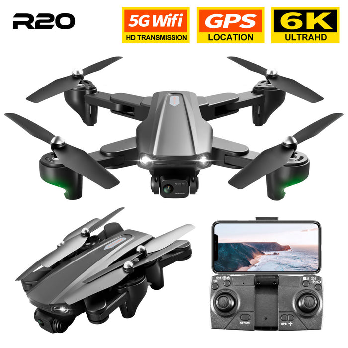 eThings R20 Cross-Border Drone GPS HD Aerial Photography 4K Dual-Camera Optical Flow Positioning Quadcopter 6K Return To Follow - eZthings USA WE SORT ALL THE CRAZIEST GADGETS, GIZMOS, TOYS & TECHNOLOGY, SO YOU DON'T HAVE TO.