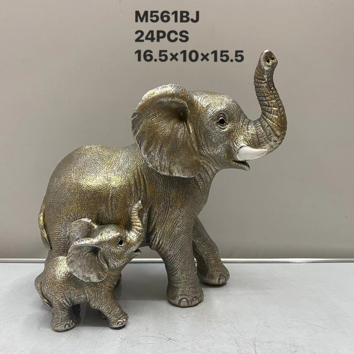 Mother and Child Elephant Resin Crafts, Living Room, Desk, Office, Home Decoration and Decorative Decoration, Creative Gifts