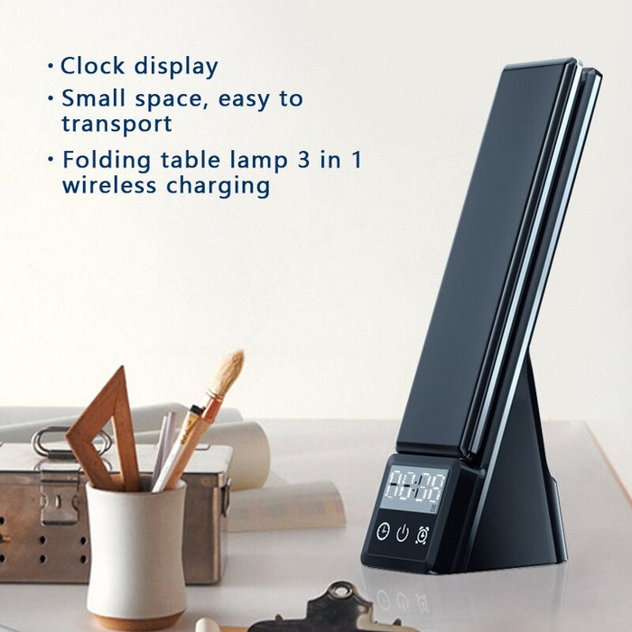 eThings Newest Multi-Function Table Lamp Clock Convenient Three In One Fast Charger For Mobile Phone Watch Headset Wireless Charging - eZthings USA WE SORT ALL THE CRAZIEST GADGETS, GIZMOS, TOYS & TECHNOLOGY, SO YOU DON'T HAVE TO.