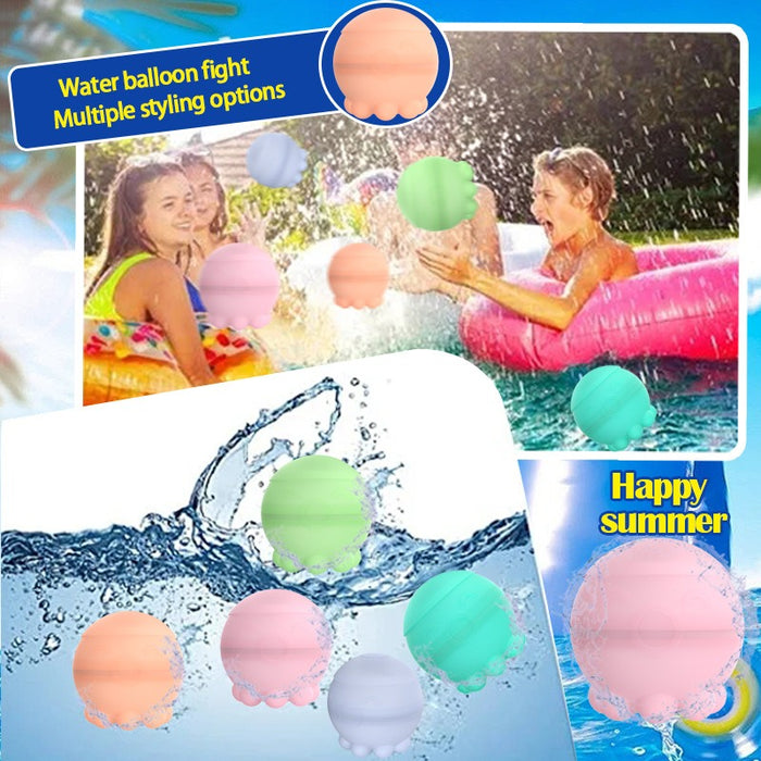 Octopus  Easy Self Closed Fast Quick Filling Silicone Water Bomb Balloons Reusable