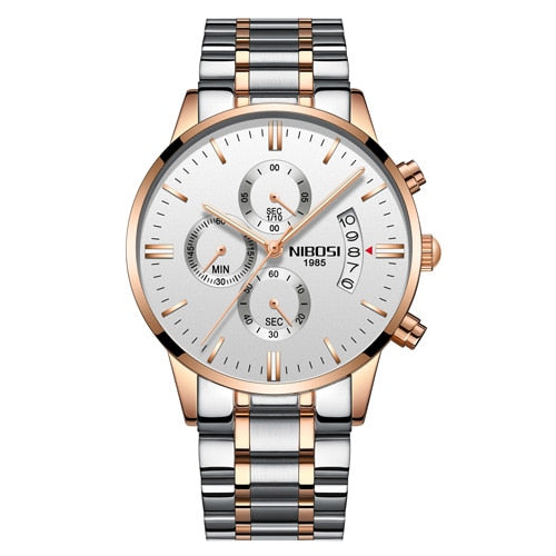 Relojes NIBOSI Relogio Masculino para hombre, relojes de lujo de marca famosa, reloj de vestir informal a la moda para hombre, relojes de pulsera militares de cuarzo Saat 