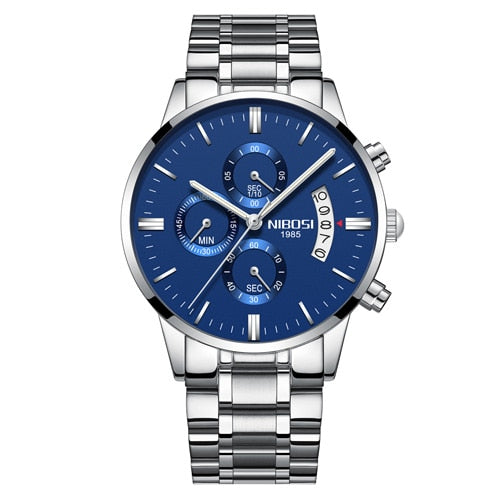 Relojes NIBOSI Relogio Masculino para hombre, relojes de lujo de marca famosa, reloj de vestir informal a la moda para hombre, relojes de pulsera militares de cuarzo Saat 