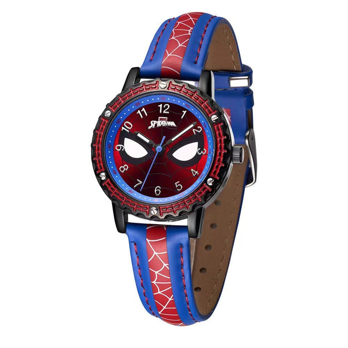 Reloj creativo de alta calidad del anime del estudiante del muchacho de la historieta de Marvel Spiderman