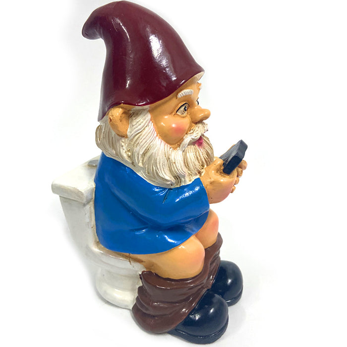 Adornos de jardín, artesanías de resina enana, estatuas de gnomos, regalos de Navidad para ancianos, adornos de resina 