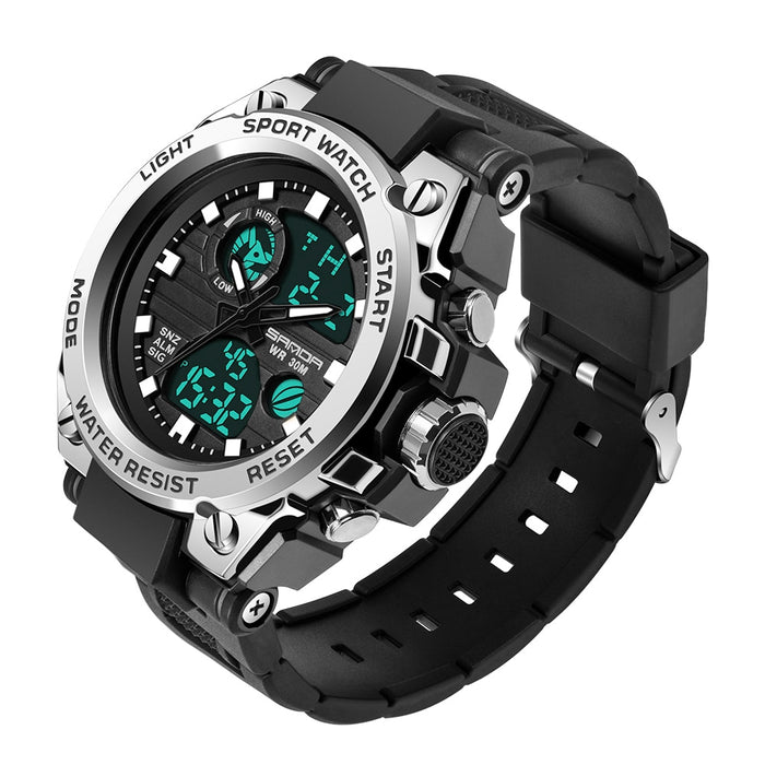 SANDA 739 relojes deportivos para hombre, relojes militares de cuarzo de lujo de marca superior, reloj resistente al agua S Shock para hombre, reloj masculino