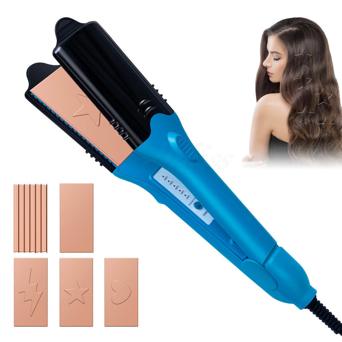 Impresión de cabello en 3D, plancha para el cabello, plancha para alisar el cabello, alisado eléctrico, rizador, impresión, rizador de cabello 3D 