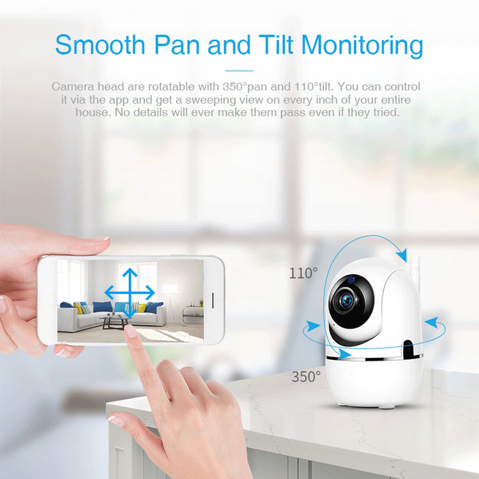 eThings 1080P Cloud IP Camera Home Security Surveillance Camera Auto Tracking Network WiFi Camera Wireless CCTV Camera - eZthings USA WE SORT ALL THE CRAZIEST GADGETS, GIZMOS, TOYS & TECHNOLOGY, SO YOU DON'T HAVE TO.