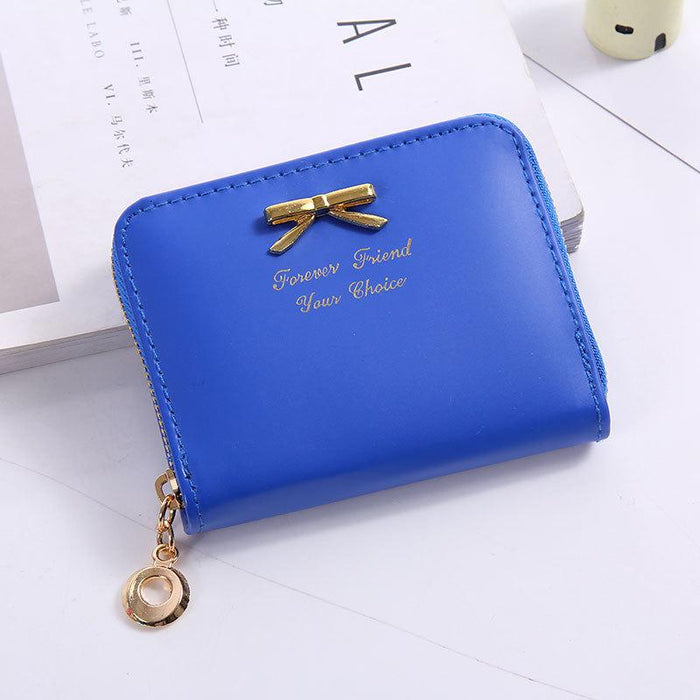 New Fashion Design Women Coin Case Cute Hot Wallet Bifold Short Mini Zipper Around Purse PU Leather Good Quality Coin Pouch