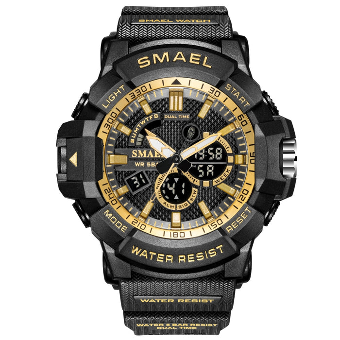 SKMEL 1809 Relojes para hombre Militar 50 m Reloj deportivo resistente al agua Camuflaje Stopwacth Reloj despertador LED para hombre 1809B relogio masculino Reloj para hombre