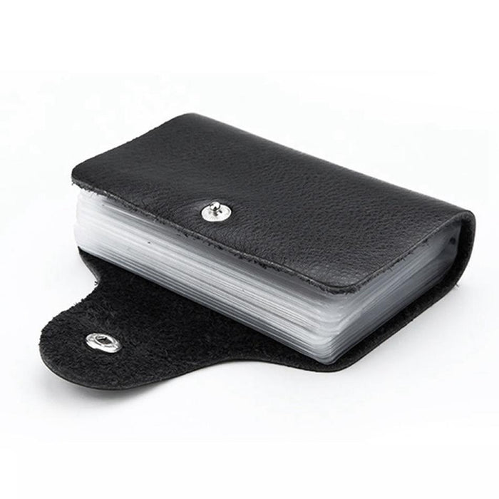 PU Leather Function 24 Bits Card Case Business Card Holder Men Women Credit Passport Card Bag ID Passport Card Wallet