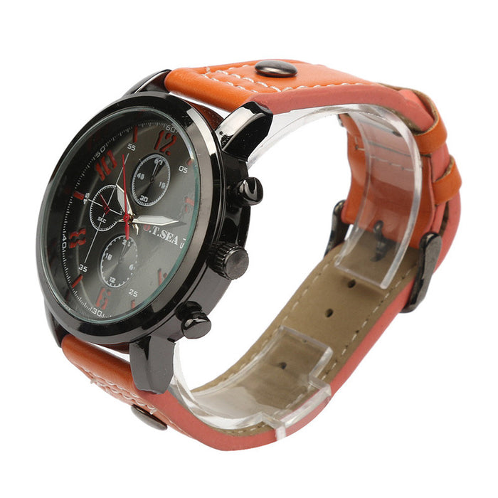 OTSEA Relojes de moda para hombre, reloj deportivo militar informal, reloj de pulsera analógico de cuarzo 