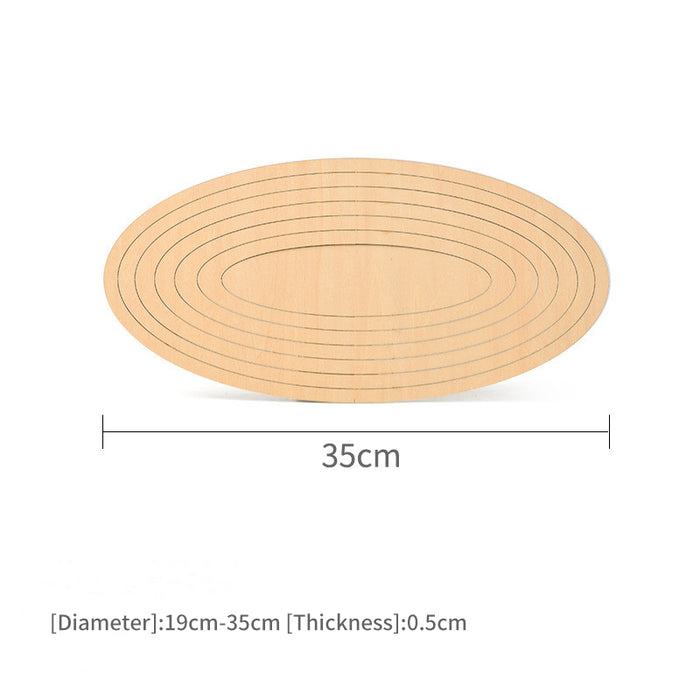 Pottery Tools Clay Plate Forming Molds Cutting Wooden Rail Strip Clay Plate Making Bowls Plates Crafts