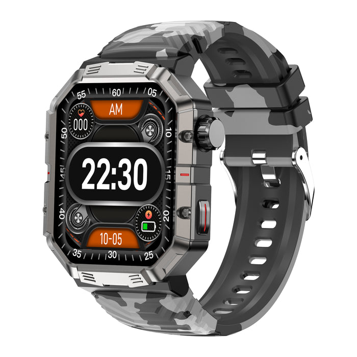 Reloj elegante de la llamada de voz de eThings GW55 HD Bluetooth con la supervisión multi del sueño del modo del deporte de NFC 