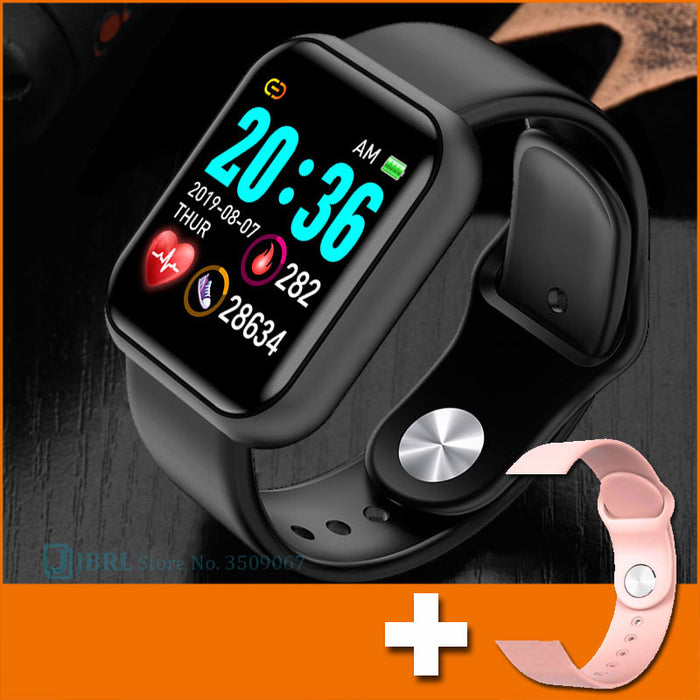 eThings Mujeres Banda Inteligente Hombres Pulsera Inteligente Rastreador de Ejercicios Para Android IOS Pulsera Inteligente Pulsera Inteligente Bluetooth Banda Inteligente