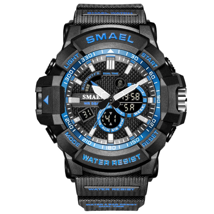 SKMEL 1809 Relojes para hombre Militar 50 m Reloj deportivo resistente al agua Camuflaje Stopwacth Reloj despertador LED para hombre 1809B relogio masculino Reloj para hombre