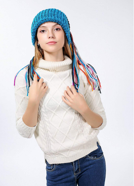 Winter Warm Knit Bluetooth Beanie with Wireless Headphone Headset Speakers & Mic Rechargeable Battery Hands Free for Outdoor Sport for Women Teens Girls - eZthings USA WE SORT ALL THE CRAZIEST GADGETS, GIZMOS, TOYS & TECHNOLOGY, SO YOU DON'T HAVE TO.