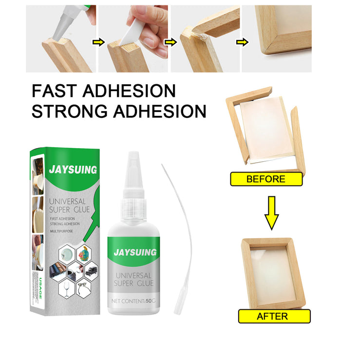 Jaysuing Multifunctional Adhesive Glue Repair Tile Leather Wood Repair Manual DIY Quick Dry Adhesive